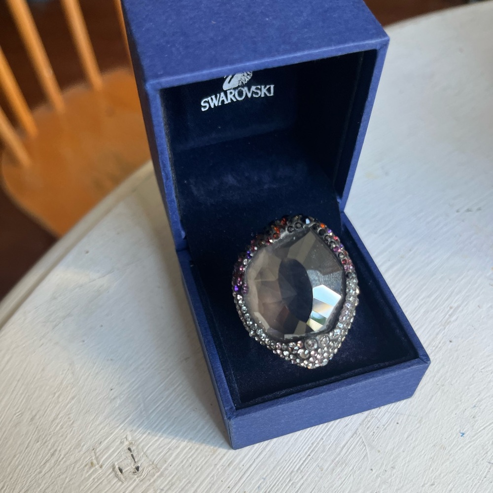 Statement Swarovski Ring size 6